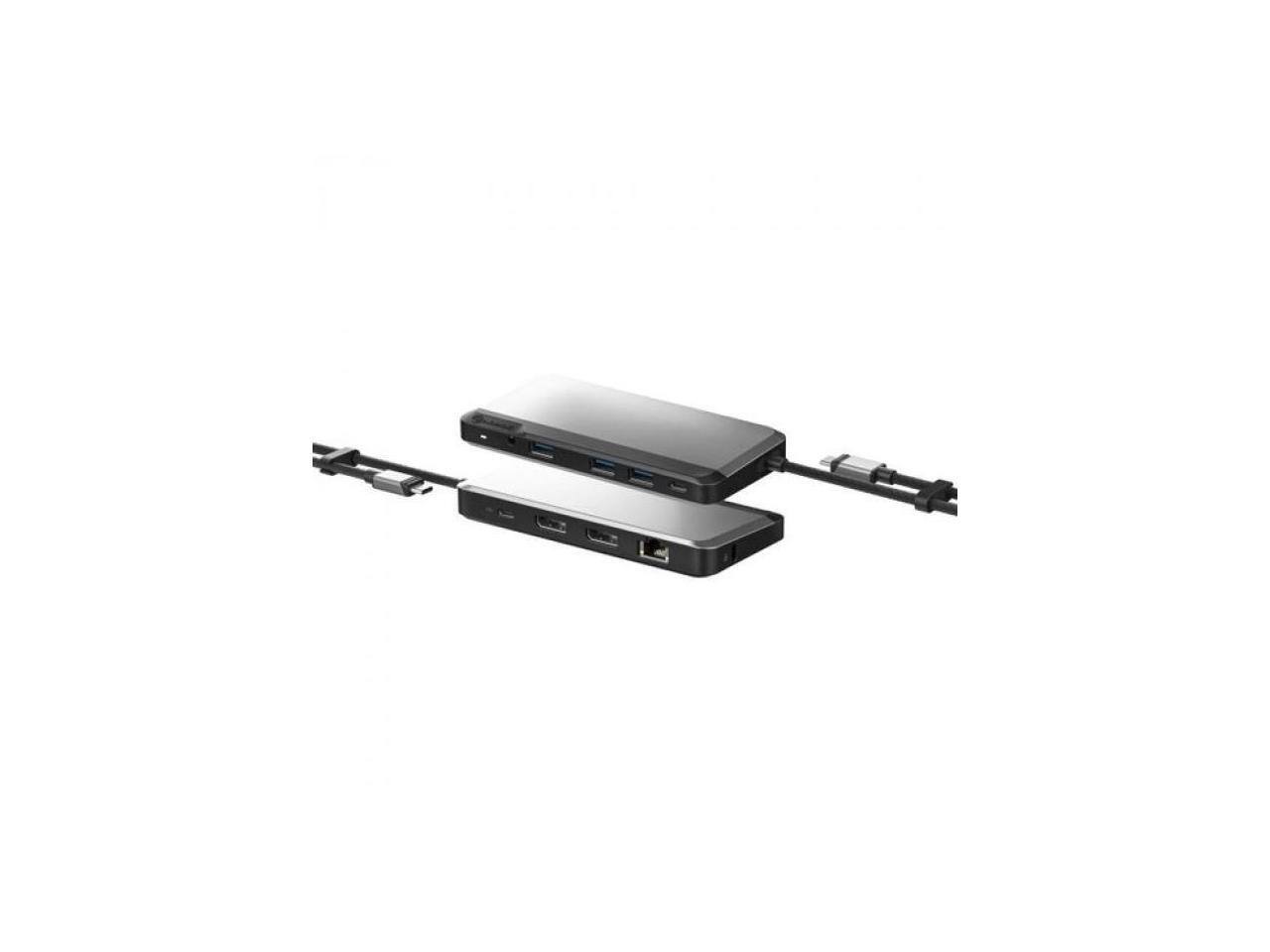 Alt View 4. Alogic - Alogic USB-C Dual Display Dock MX2 Lite DisplayPort Edition U1CADSGR.