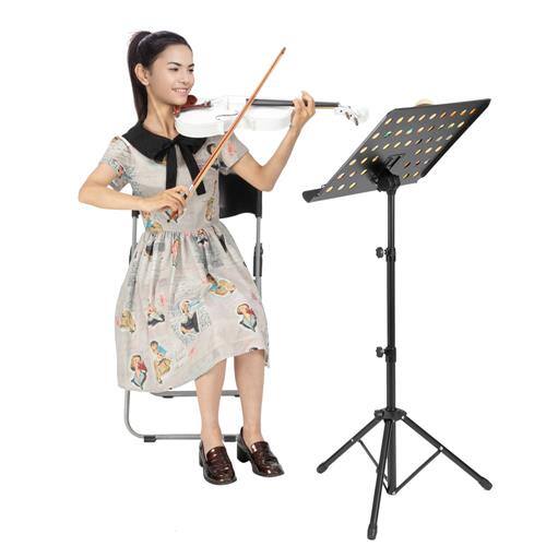Alt View 3. Winado - 4/4 Spruce Panel Violin Full Size Acoustic Fiddle Kit, Natural | Includes Case, Bow, Rosin  White - White.