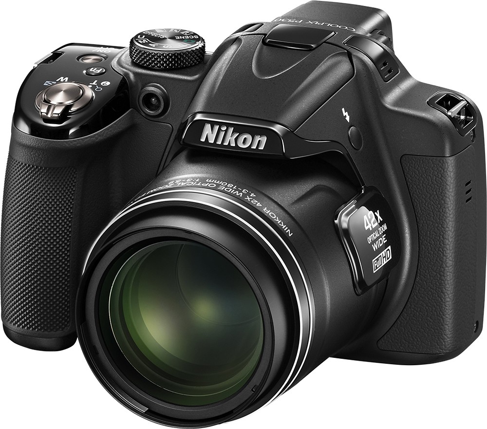 Best Buy: Nikon Coolpix P530 16.1-Megapixel Digital Camera Black 26464