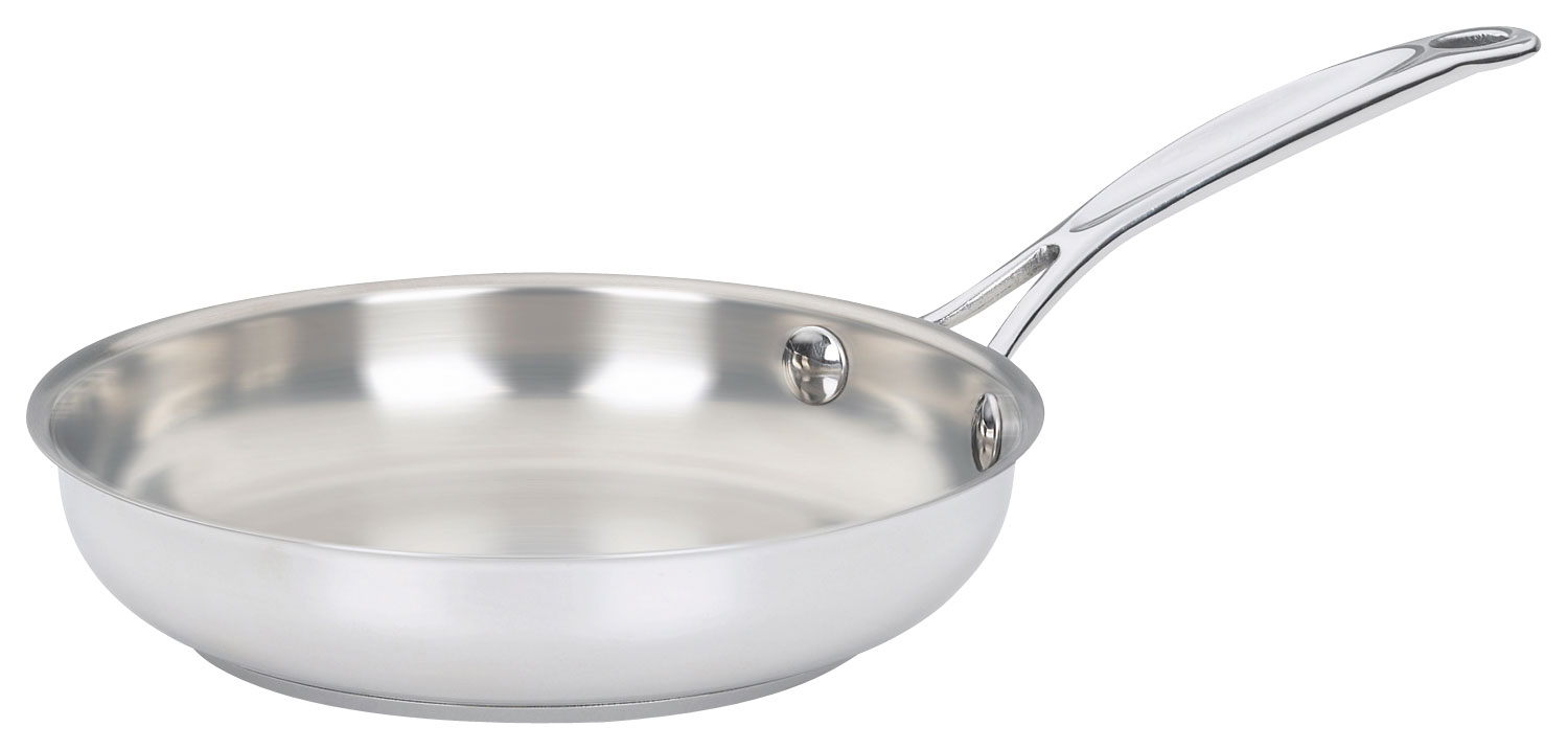 Cuisinart 8.07-in Stainless Steel Cooking Pan with Lid(s) Included in the  Cooking Pans & Skillets department at