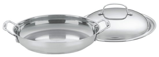 Cuisinart Professional Stainless Skillet with Helper, 12-Inch