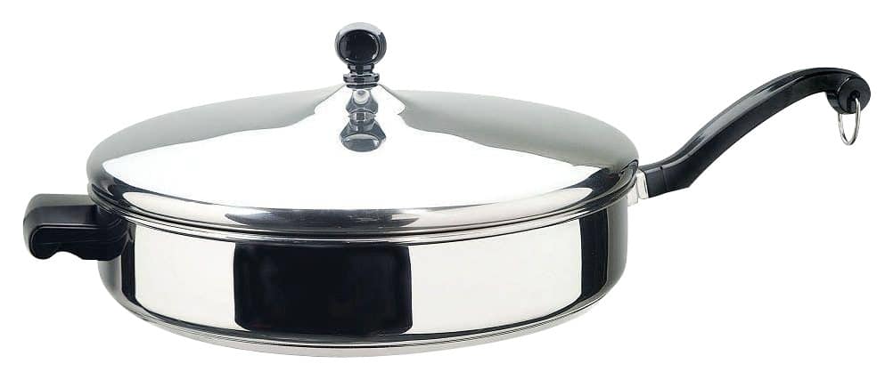 Farberware - Classic Series 4.5-Quart Sauté Pan - Silver - Angle