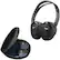 Front. Power Acoustik - Hp-12S 2-Channel IR Wireless Headphones - Black.