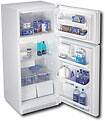 Front Detail. Frigidaire - 18.2 Cu. Ft. Top-Mount Refrigerator - White.