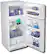 Front Detail. Frigidaire - 18.2 Cu. Ft. Top-Mount Refrigerator - White.