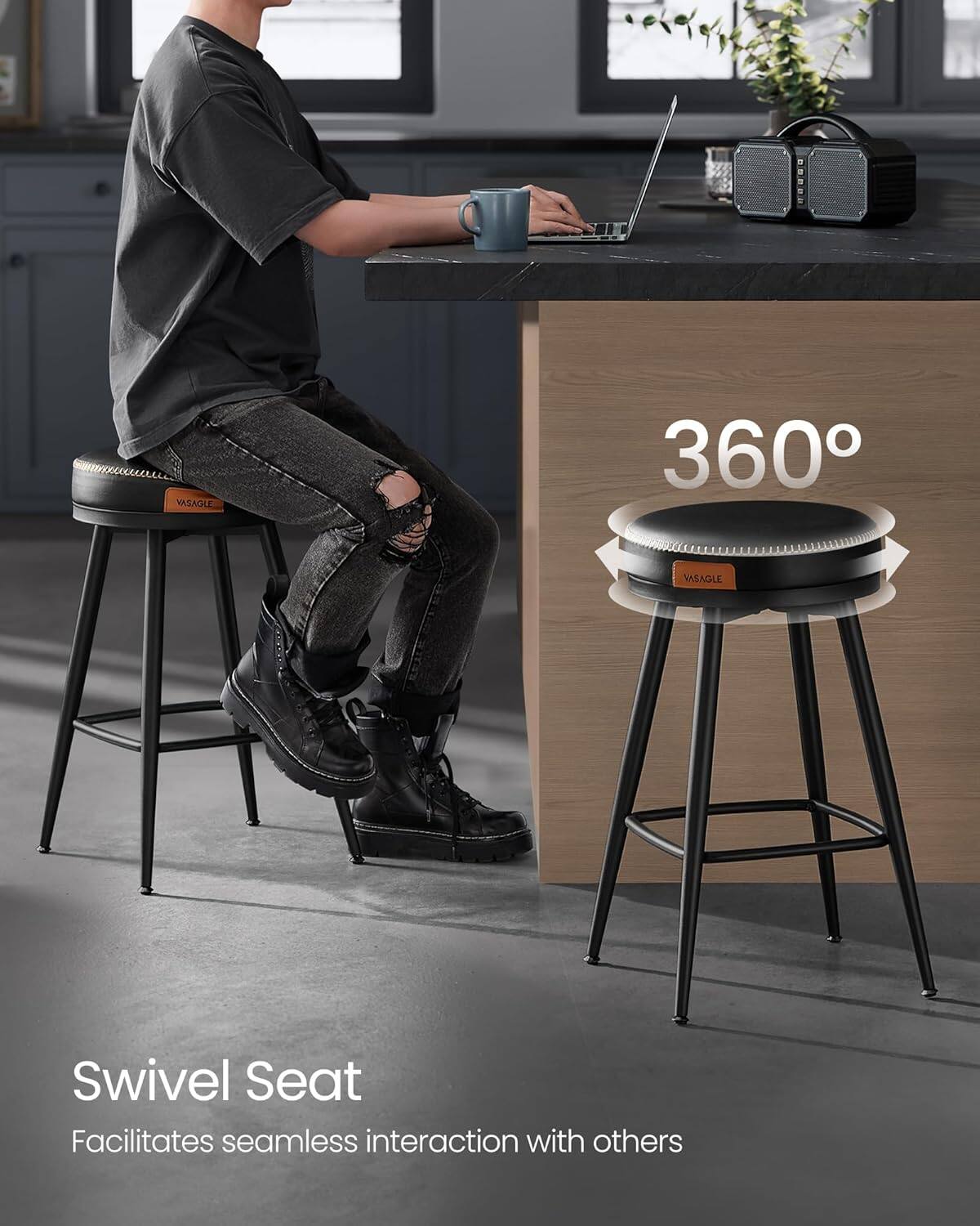 Swivel Seat  
Facilitates seamless interaction with others  

360°