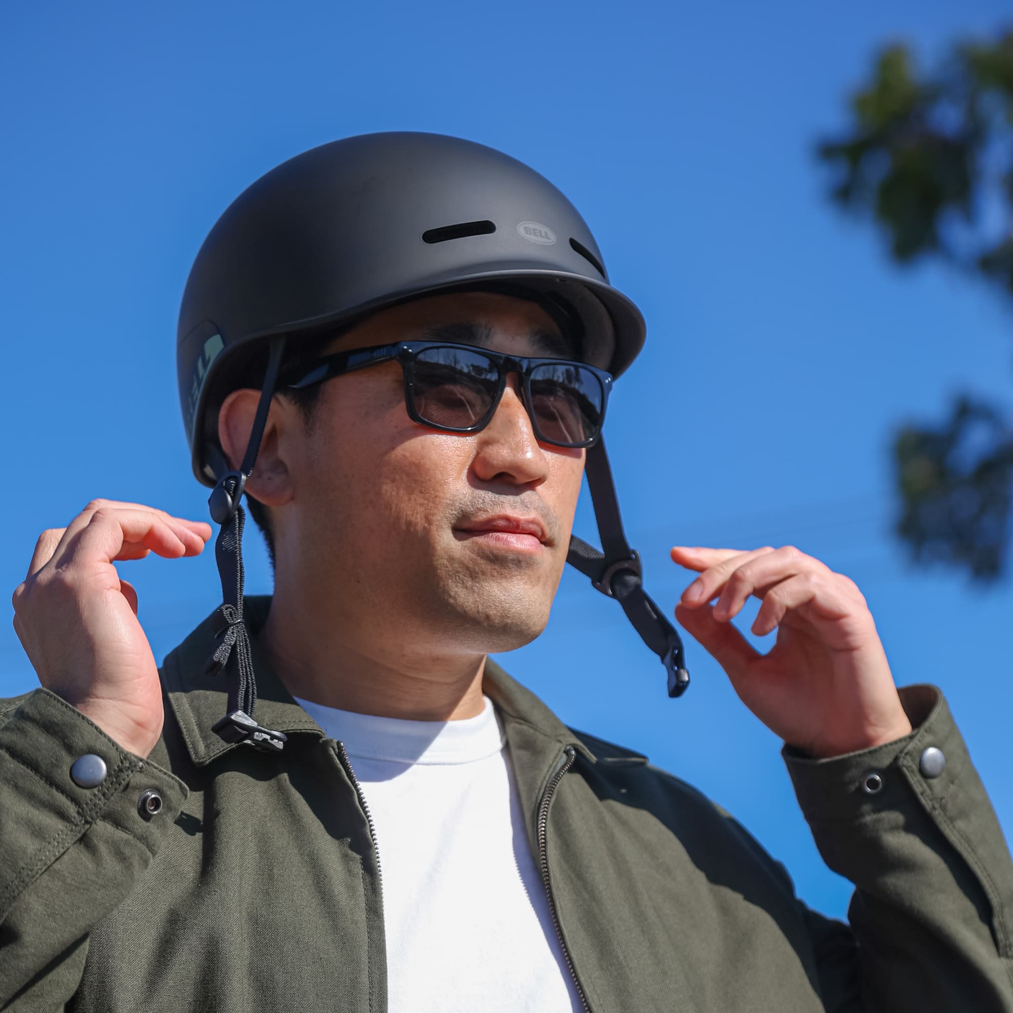 Alt View 16. Bell - Huxley Helmet for Bike and Scooter - BLACK/GREEN.