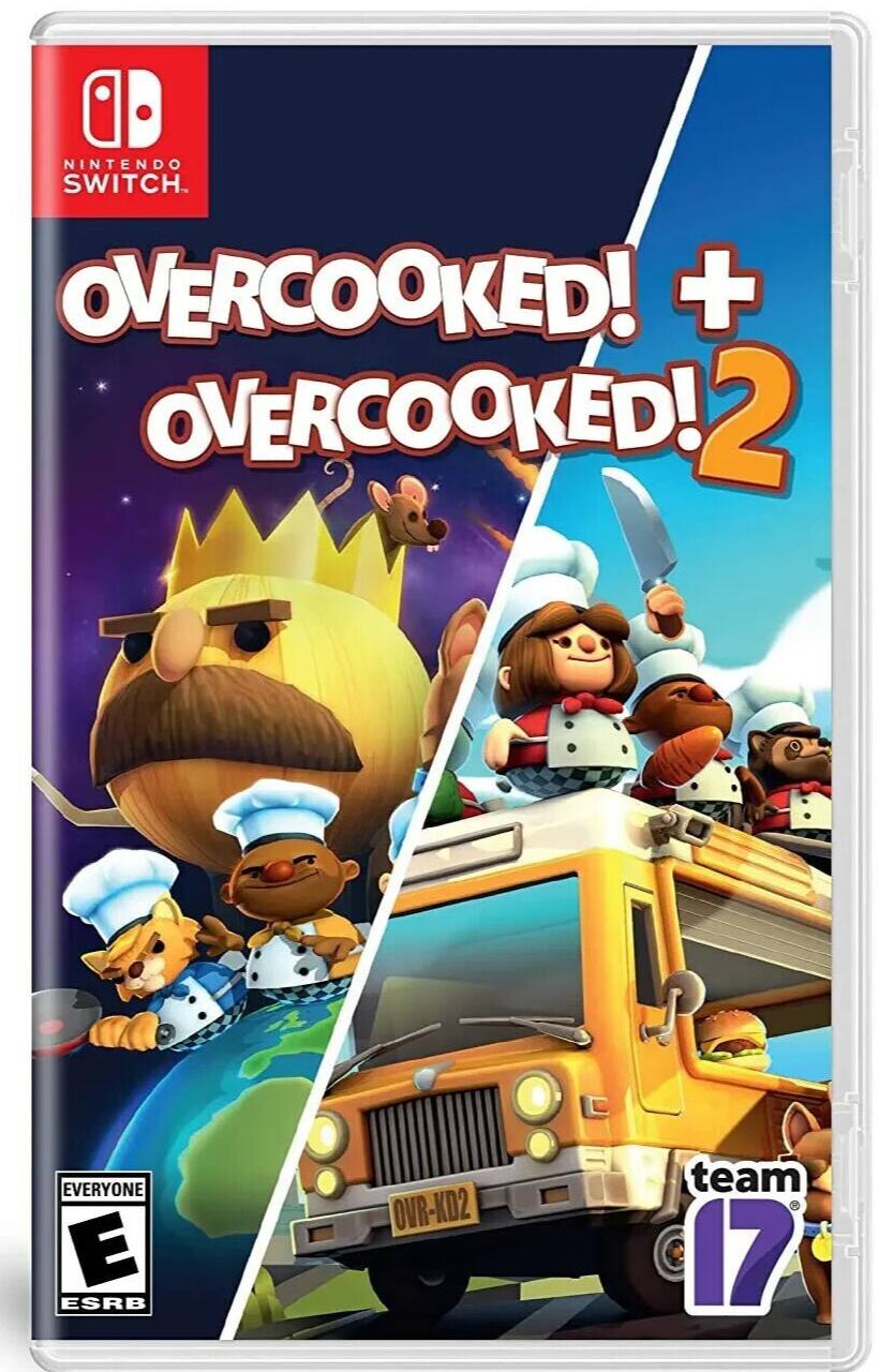 Nintendo Switch  
Overcooked! + Overcooked! 2  
Everyone E  
ESRB  
OVR-KD2  
Team 17