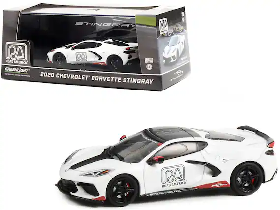 - STINGRAY
- LIMITED EDITION 1:43
- 2020 CHEVROLET CORVETTE STINGRAY
- ROAD AMERICA
- GREENLIGHT
- OFFICIAL PACE CAR