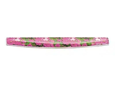 Front. Fellowes - Photo Gel Wrist Rest, Pink Flowers - Pink Flowers.
