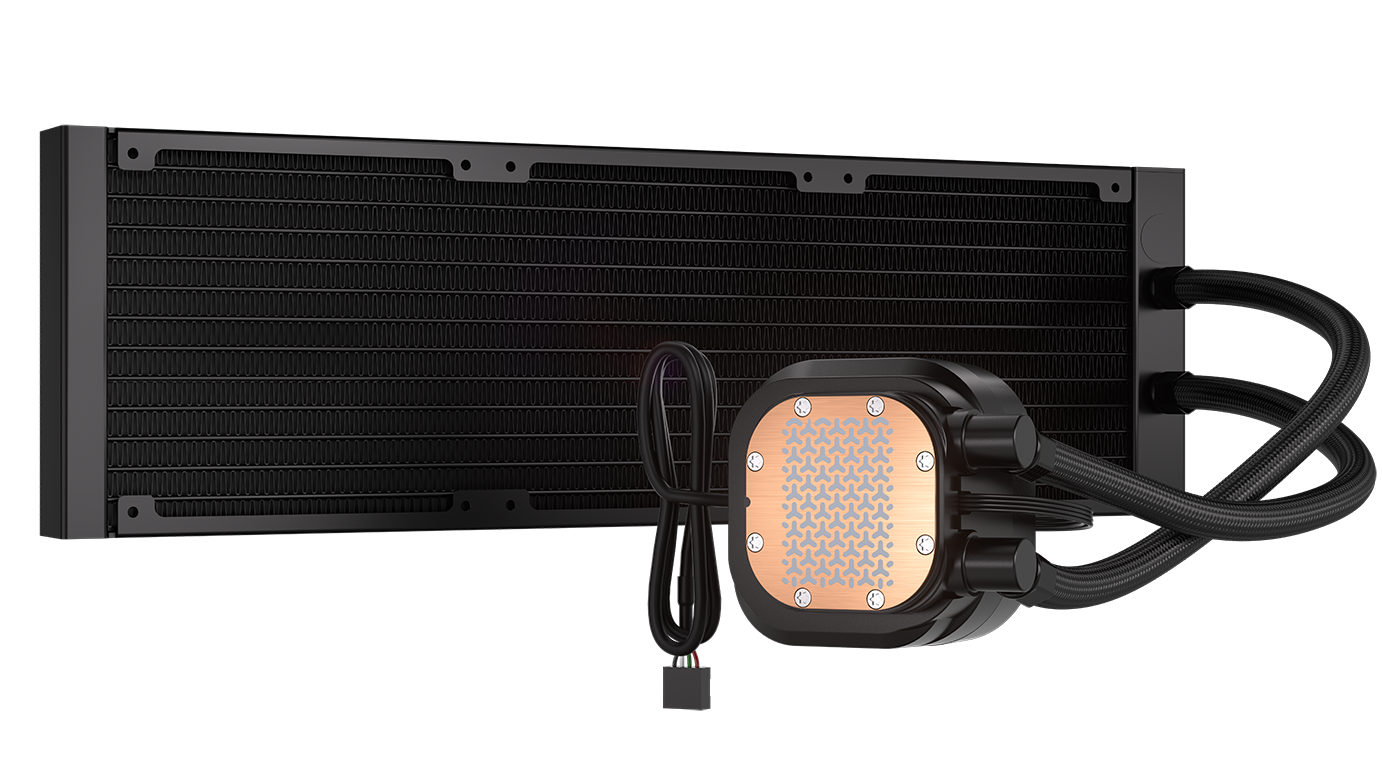 Alt View 11. CORSAIR - NAUTILUS 360 LCD - Black.