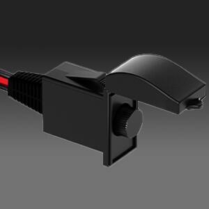 Alt View 9. GoHawk - Bluetooth UTV Speaker System, 2-Speaker Waterproof Stereo Amplifier w/ 5" LED Speaker, FM Radio USB for Polaris, Can-Am - Black.