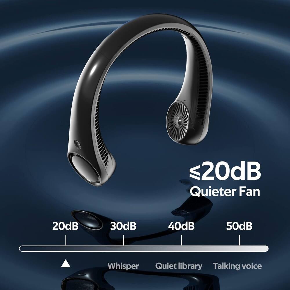 ≤20dB Quieter Fan  
20dB  
30dB  
40dB  
50dB  
Whisper  
Quiet library  
Talking voice