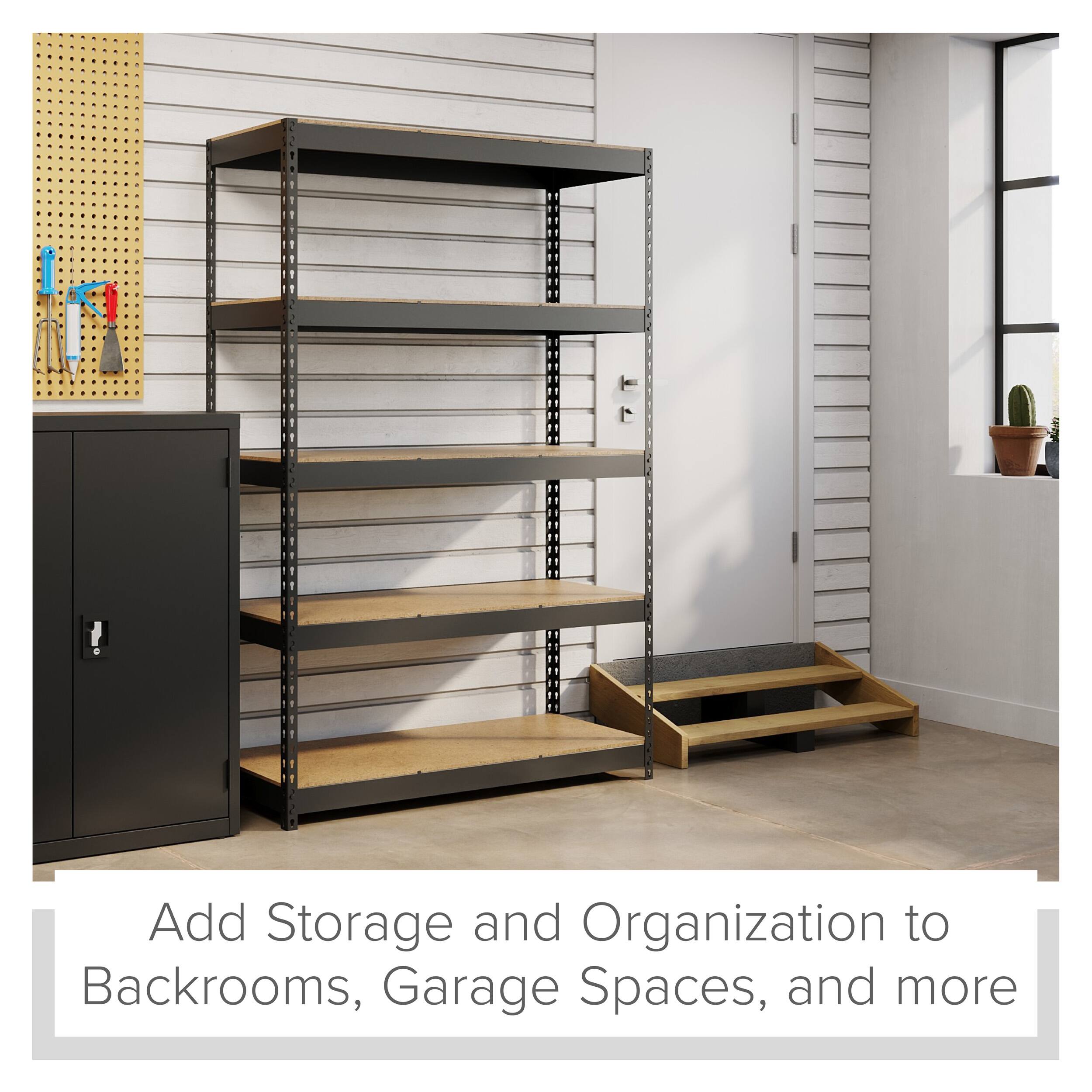 Add Storage and Organization to Backrooms, Garage Spaces, and more