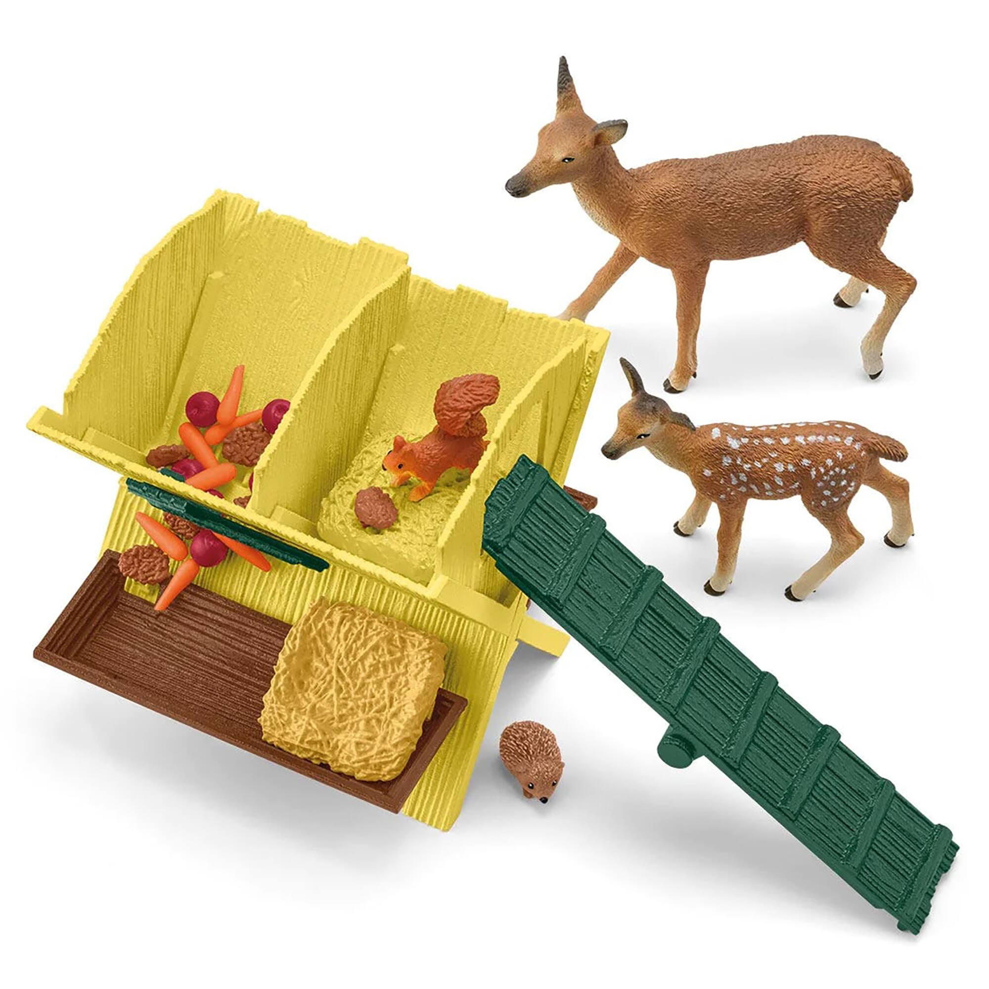 Back. Schleich - Farm World: Feeding The Forest Animals.