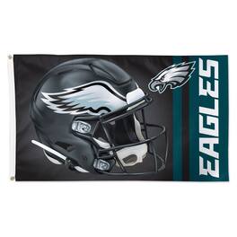 WinCraft - Philadelphia Eagles Alternate Helmet Single-Sided 3' x 5' Deluxe Flag - Multicolor