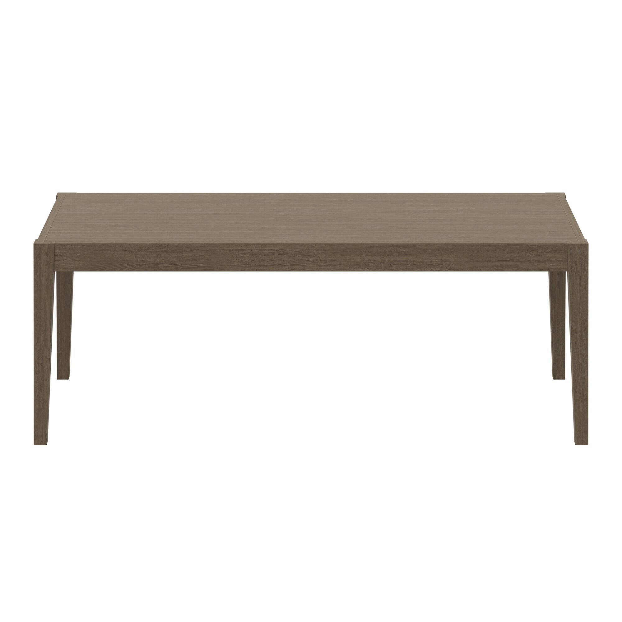 Alt View 9. Modway - Northlake 83" Rectangular Outdoor Patio Teak Dining Table by Modway - Weathered Gray.