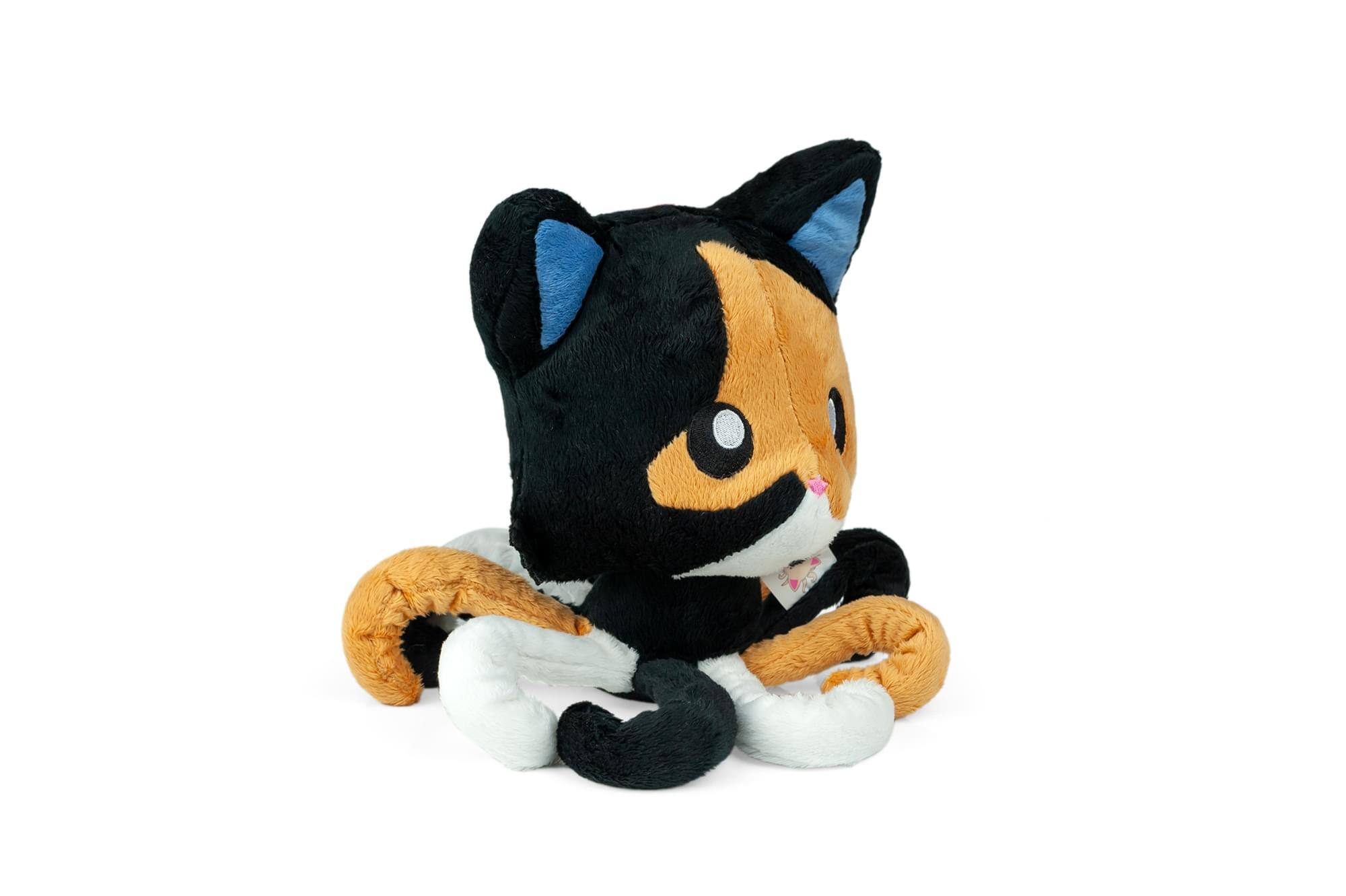 Alt View 10. Tentacle Kitty - Tentacle Kitty 8 Inch Plush Calico - Multi-Color.