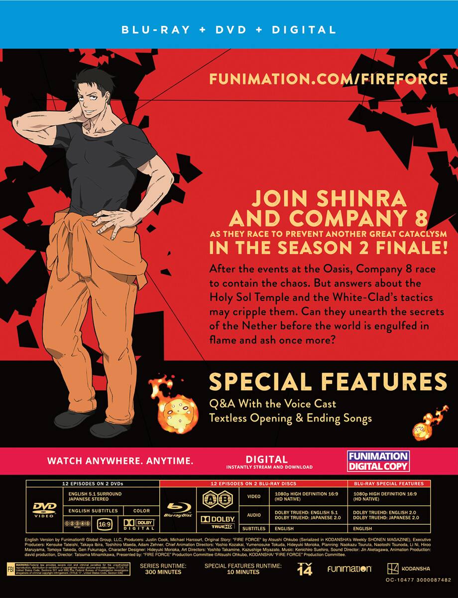 Alt View 1. Fire Force: Season 2 Part 2   - BLU-RAY.