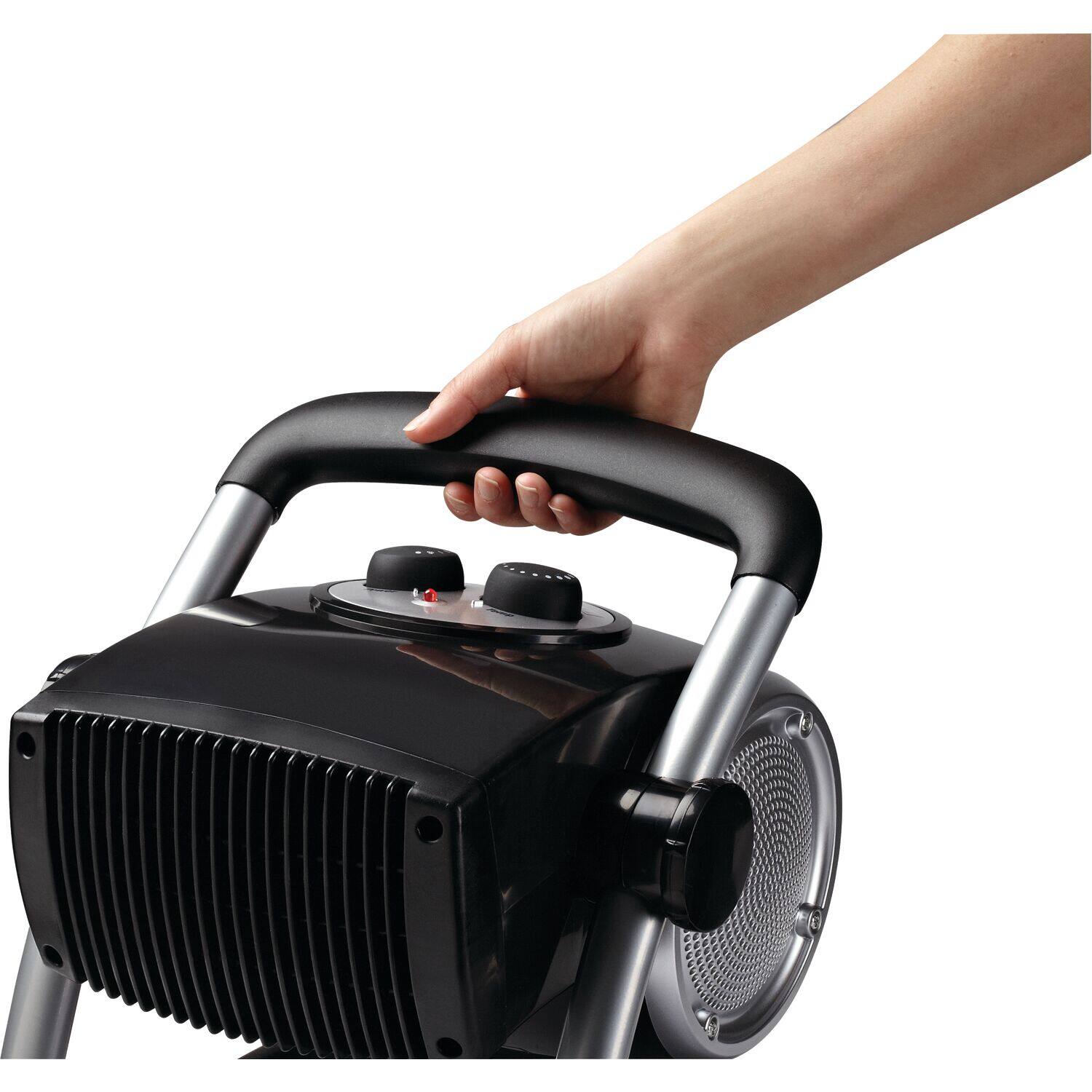 Alt View 1. Lasko - Pro-Ceramic Utility Heater - Black.