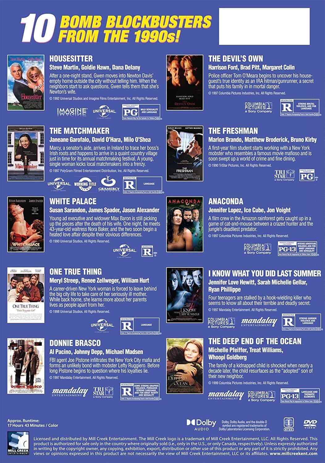 Alt View 1. Through the Decades: 1990s: 10-Film Collection   - DVD.