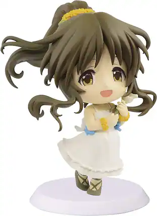 Front. Little Buddy - IdolMaster Cinderella Girls Chibikyun Banpresto Figure | Aiko Takamori - White.