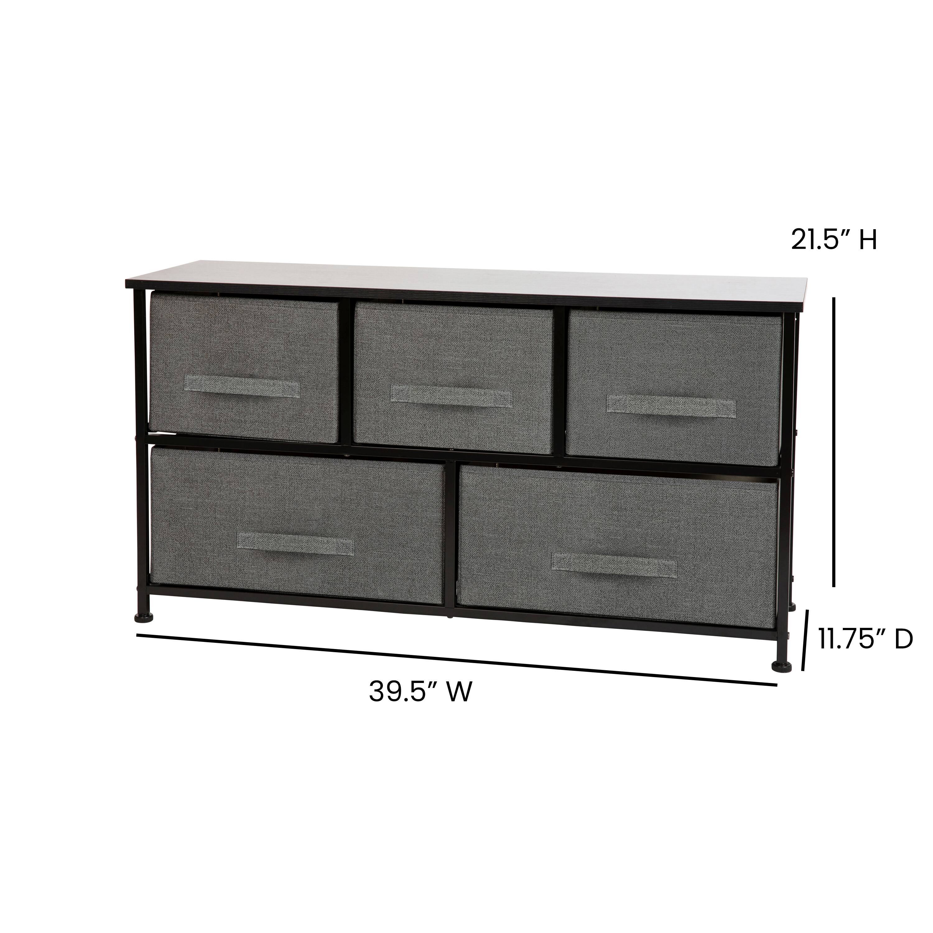 21.5" H  
11.75" D  
39.5" W