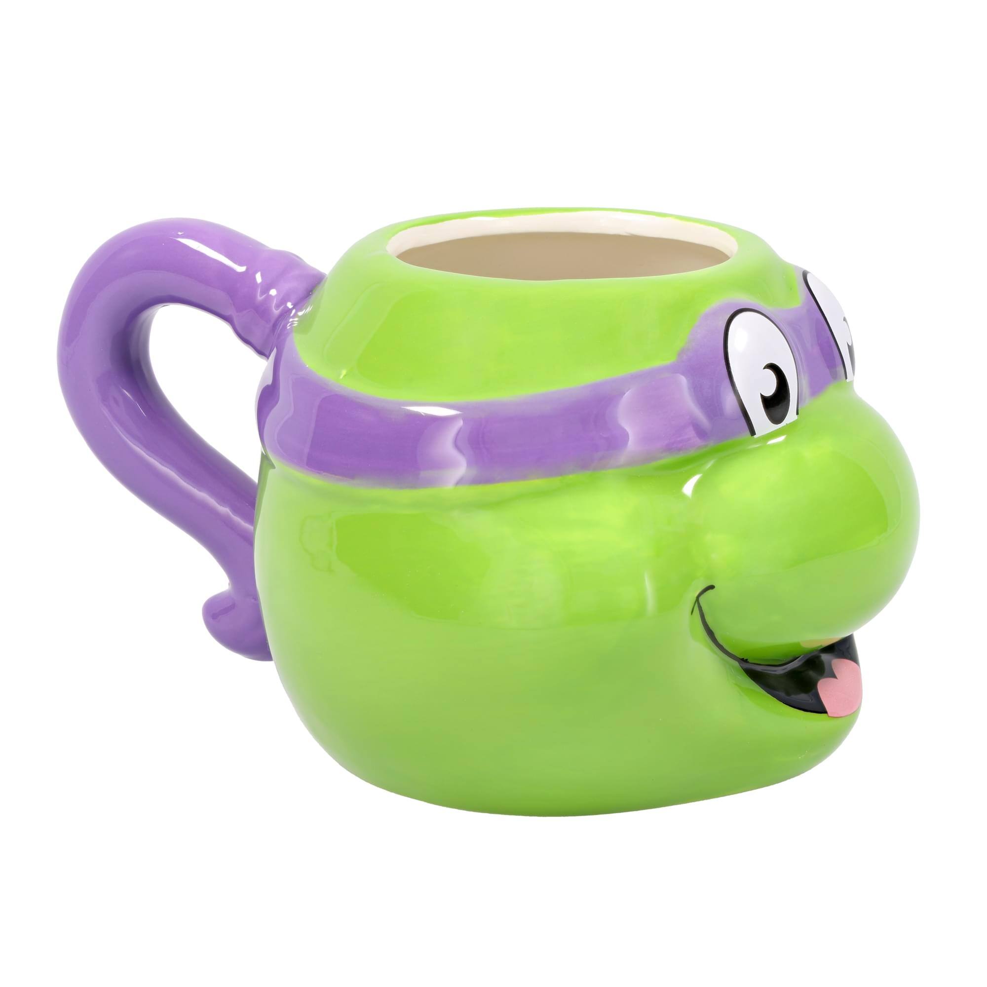 Alt View 3. Silver Buffalo - Teenage Mutant Ninja Turtles 4-Piece Sculpted Ceramic Mug Set | 23 Ounces - Multi-Colored.