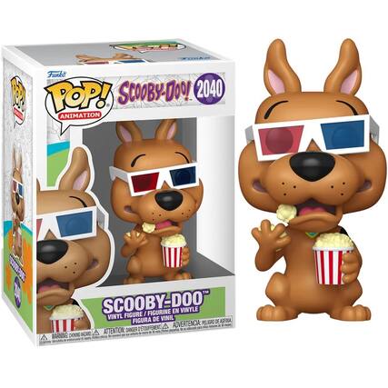 Sure, here is the corrected and grouped text from the image:
---
**Funko POP! Animation**
**Scooby-Doo! 2040**
**Scooby-Doo!**
**VINYL FIGURE / FIGURINE EN VINYLE / FIGURA DE VINIL**
**WARNING: CHOKING HAZARD - Small parts. Not for children under 3 years.**
**ADVERTENCIA: PEQUEÑOS PIEZAS. NO ES APTO PARA MENORES DE 3 AÑOS.**
**ATTENTION: DANGER D'ÉTOUFFEMENT - Petits morceaux. Ne convient pas aux enfants de moins de 3 ans.**
**CÁLIGA: PELIGRO DE ASFIXIA - Piezas pequeñas. No apto para menores de 3 años.**
**2040**
---
This text includes the product name, brand, warning labels, and the year "2040" from the packaging.