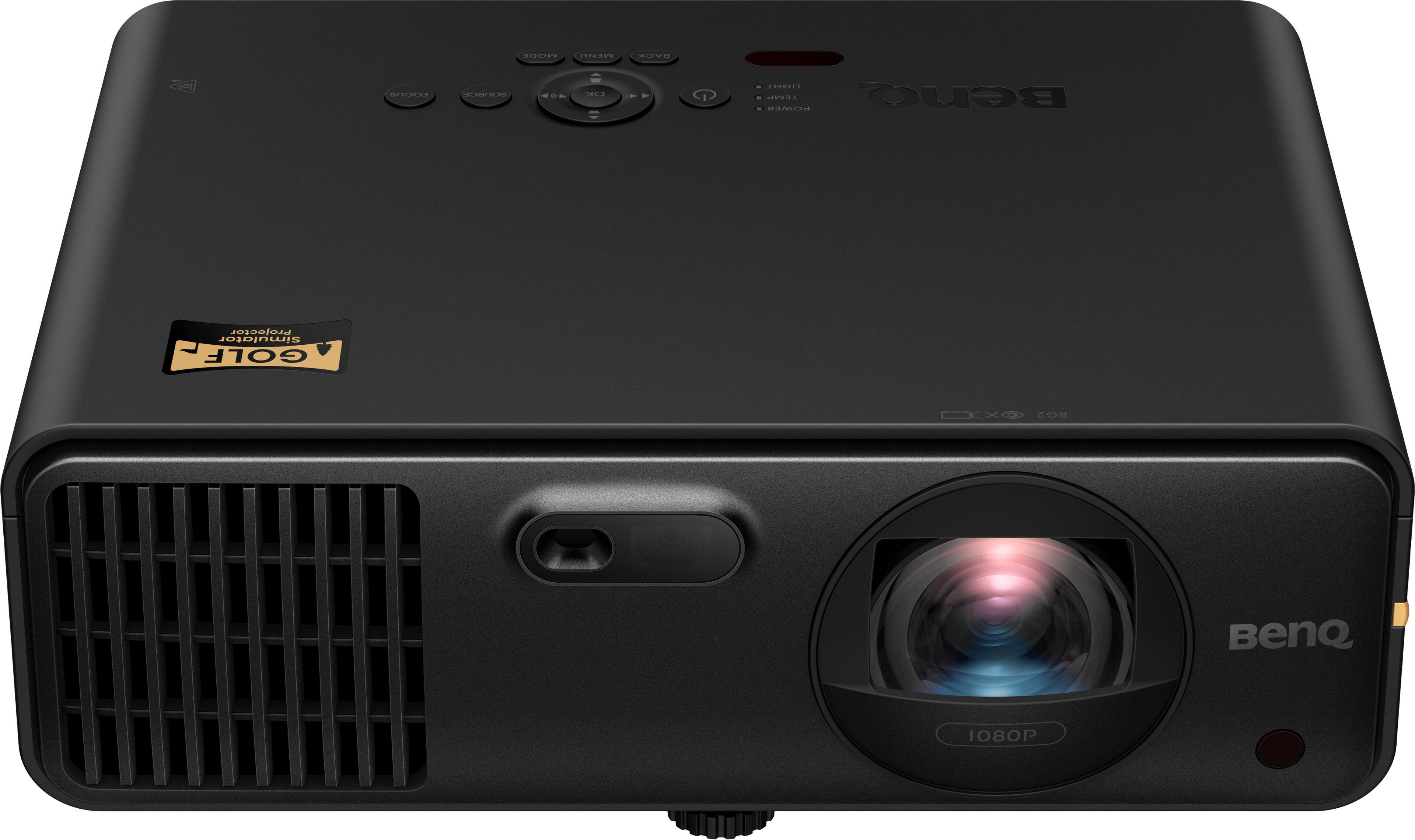 MULE ...P 3 FOCUS uanU - - - A.DET PEIWVER TEMID Beno Projector Simulator GOLF X RO2 BenQ 1080P