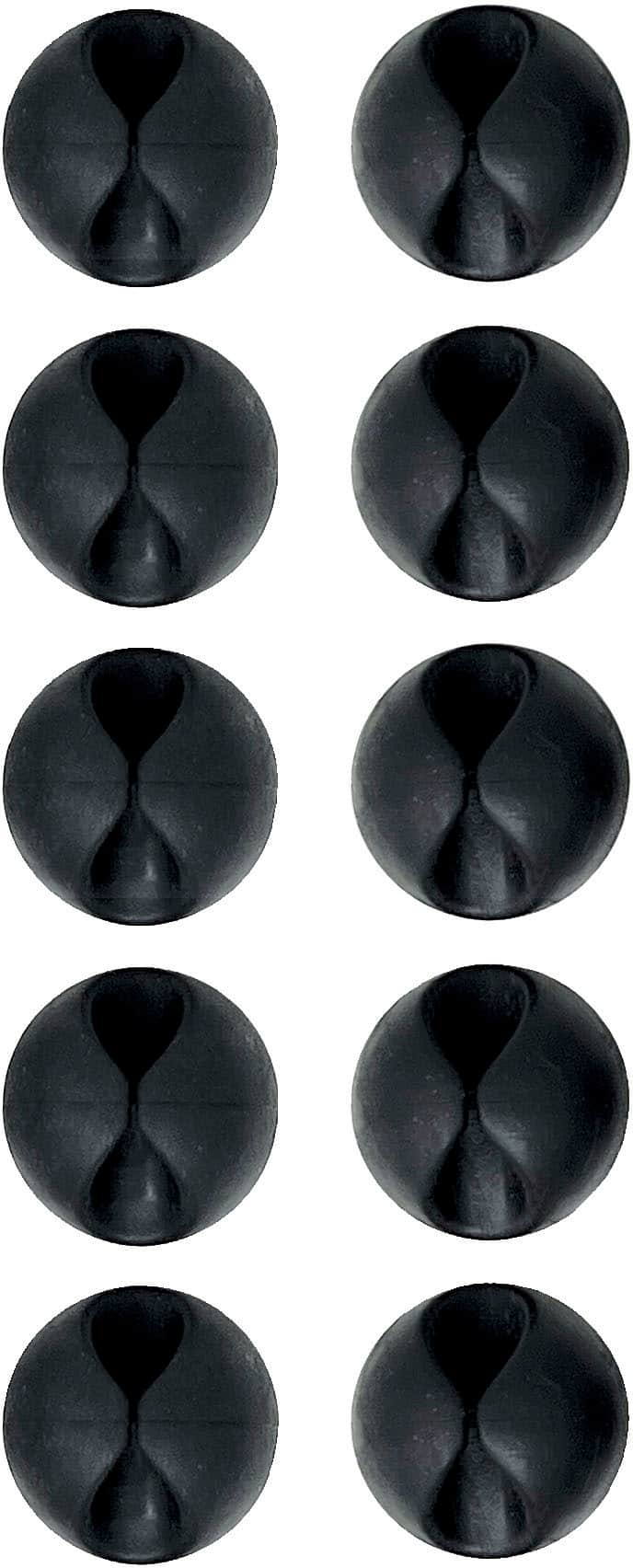 Alt View 13. Wrap-It Storage - Cable Clips - Black.