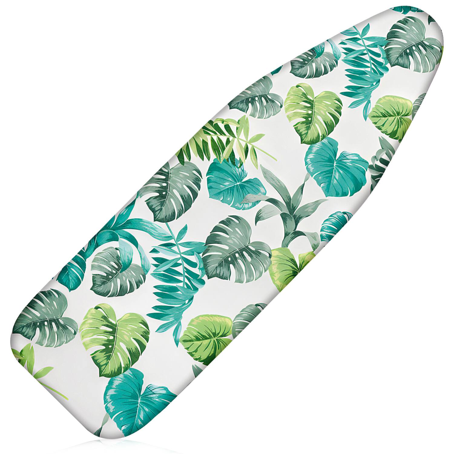 Alt View 2. Garnen - Ironing Board Cover and Pad Replacement 15"x54", Iron Board Cover With Padding Extra Thick Ironing Board Cover, Tropical - Green|Blue.