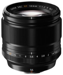 Fujifilm - XF 56mm f/1.2 R Midrange Telephoto Lens - Black - Front_Zoom