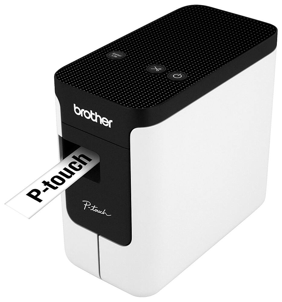 Alt View 11. Brother - PT-P700 PC-Connectable Label Printer for PC and Mac - Black.