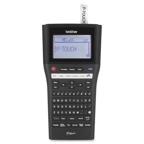Front. Brother - P-touch Electronic Label Maker - Black.