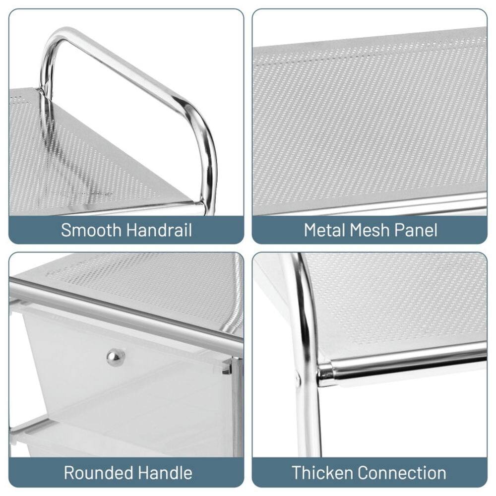 Smooth Handrail  
Metal Mesh Panel  
Rounded Handle  
Thicken Connection