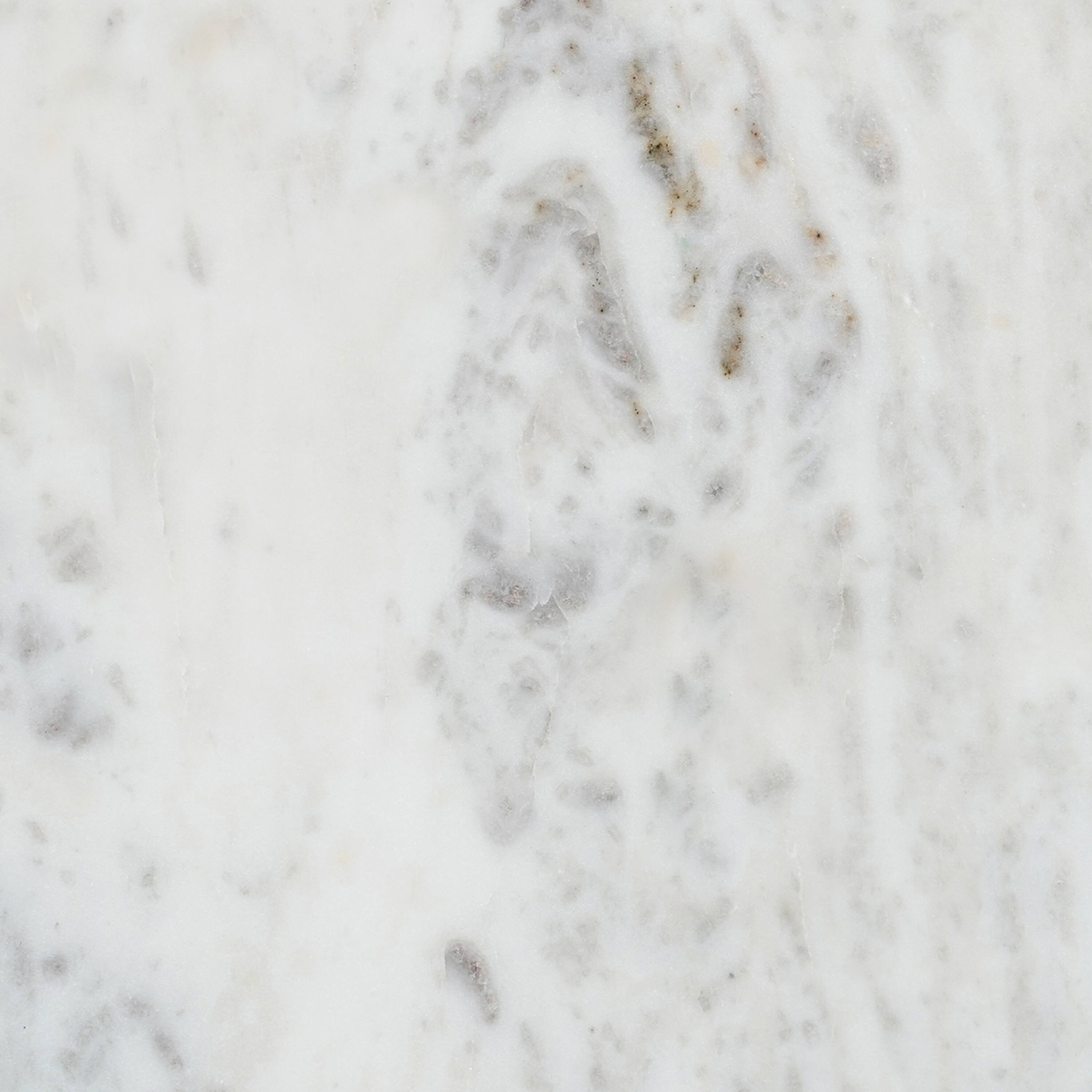 Alt View 5. Manhattan Lane - Soho Side End Table with Round Marble Top, Gold Oblong Frame, 21-Inch Height - Gold, White.