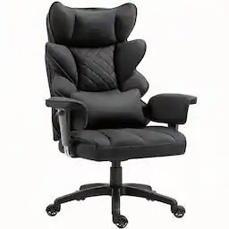 Black Fabric, Big And Tall, High Back, Adjustable