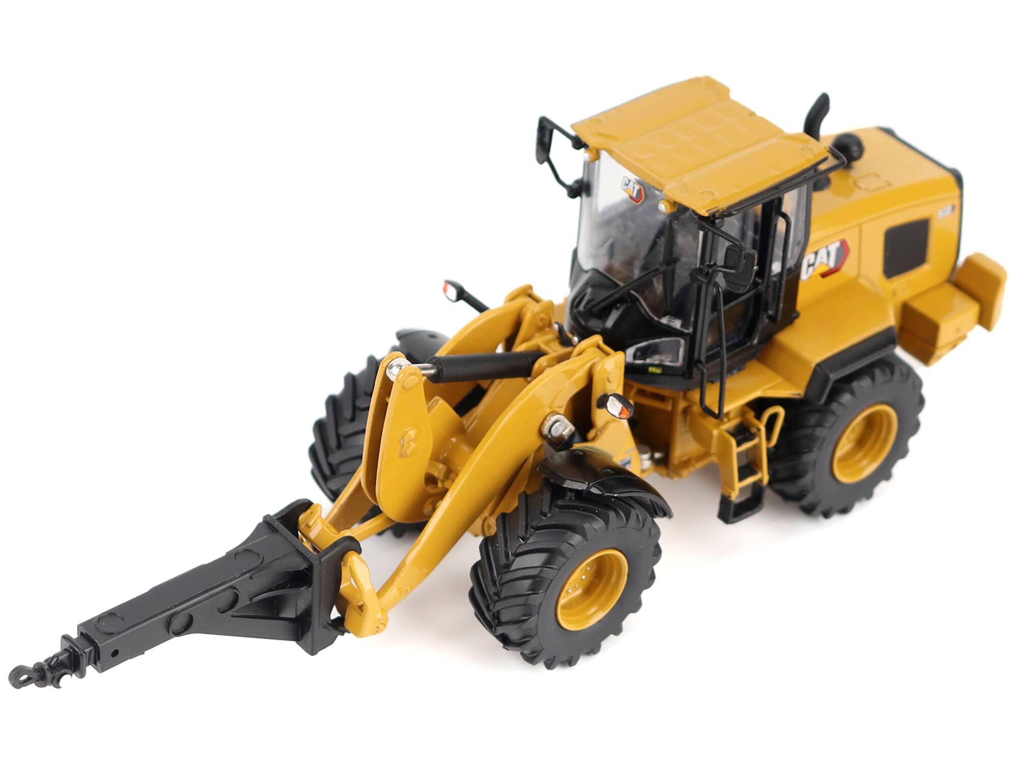 Alt View 5. Diecast Masters - CAT Caterpillar 938 Wheel Loader with Operator Yellow "High Line" Series 1/50 Diecast Model by Diecast Masters.