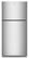 Front. Amana - 30 in. Wide 19 cu. ft.Garage Ready Top-Freezer Refrigerator and - Fingerprint-Resistant Stainless Finish.