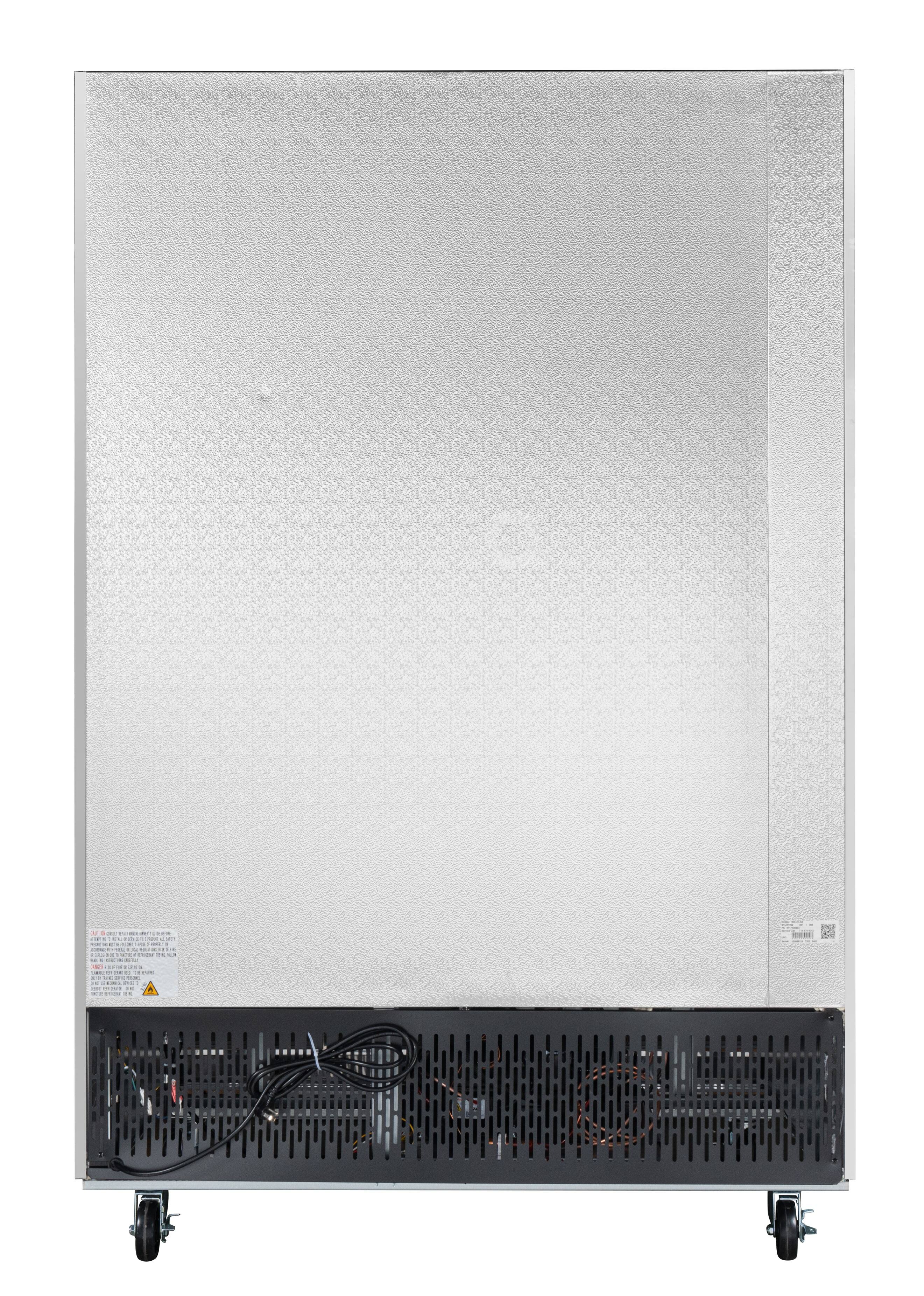 Alt View 8. Koolmore - 54 in. Two-Door Reach-In Freezer 47 cu ft. RIF-2D-SS - Stainless steel.