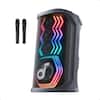Front. Soundcore - soundcore Rave 3S AI Party Speaker with 2 Wireless Microphones, AI Vocal Removal, Portable Bluetooth PA System - Black.