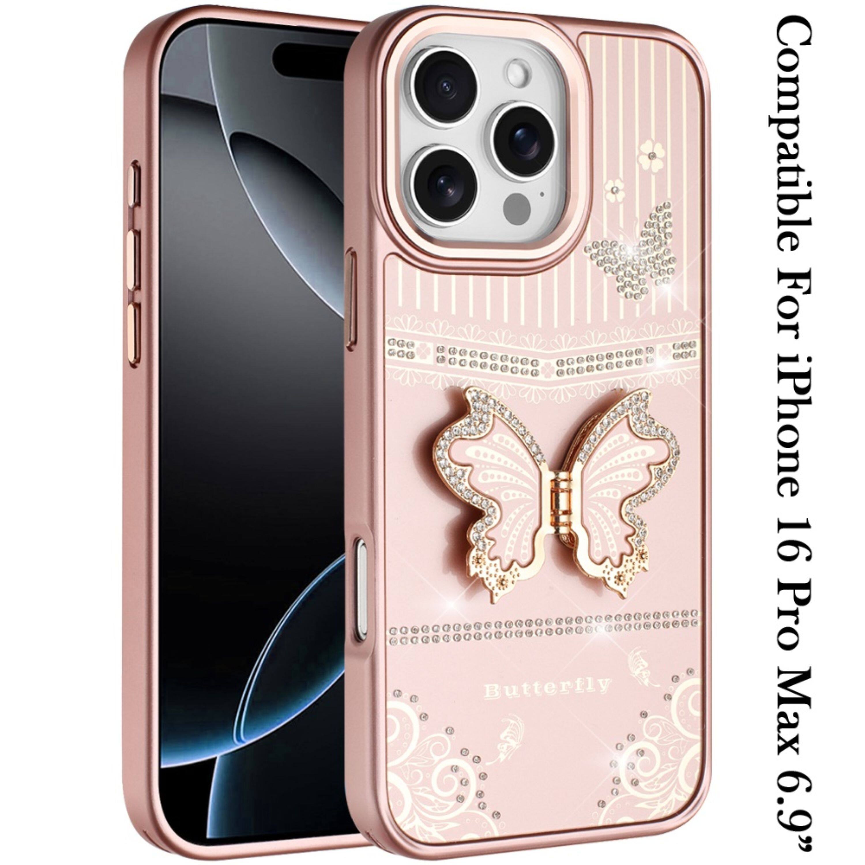 Butterfly  
Compatible For iPhone 16 Pro Max 6.9"