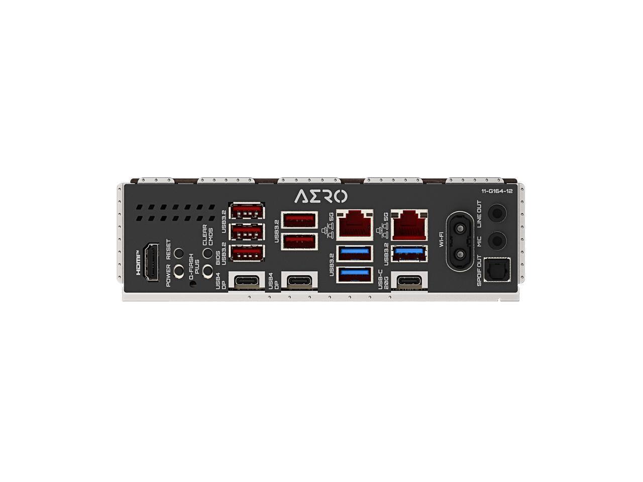AERO  
11-G154-12  
USB3.2  
USB3.2  
USB3.2  
USB-C 20G  
Wi-Fi  
LINE OUT  
MIC OUT  
SPDIF OUT