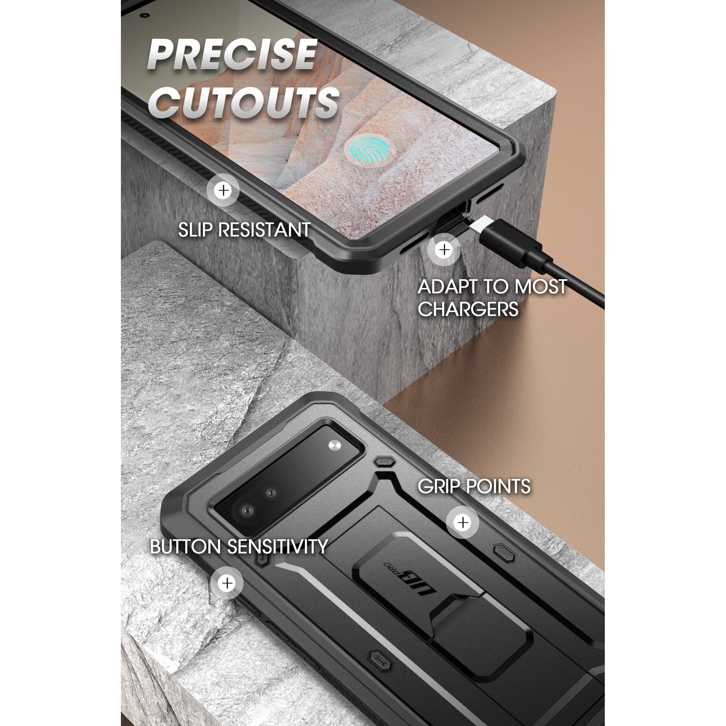 PRECISE CUTOUTS  
SLIP RESISTANT  
ADAPT TO MOST CHARGERS  
GRIP POINTS  
BUTTON SENSITIVITY