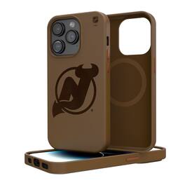 Keyscaper - NHL - New Jersey Devils iPhone Magnetic Bump Case - 14 - Brown