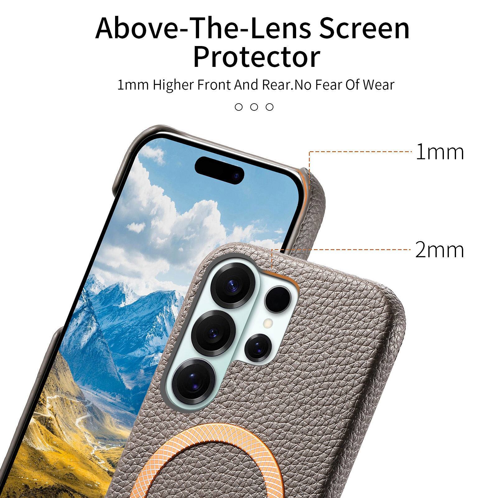 Above-The-Lens Screen Protector  
1mm Higher Front And Rear. No Fear Of Wear  
1mm  
2mm