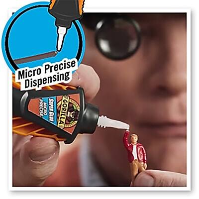 Micro Precise Dispensing  
PRECISE MICRO SUPER GLUE  
GORILLA GLUE