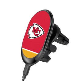 Keyscaper - Kansas City Chiefs Wireless Magnetic Car Charger - Multicolor