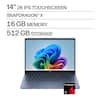 14" 2K IPS Touchscreen
Snapdragon® X
16 GB Memory
512 GB Storage